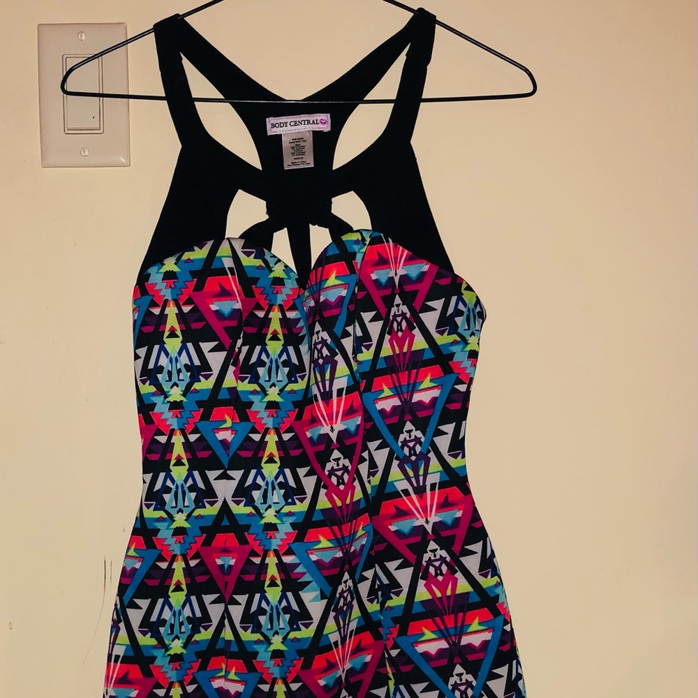 Neon outing dress